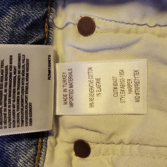 Agolde Harper Jean's In Forum 24 NWT - Picture 11 of 13